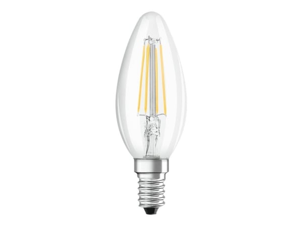 OSRAM STAR+ Relax and Active - LED-filamentlyspære - form: B40 - klar finish - E14 - 4 W (ekvivalent 40 W) - klasse E - kjølig hvitt / varmt hvitt ...