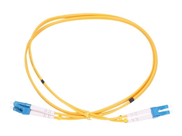 Extralink - Koblingskabel - LC/UPC-enkeltmodus til LC/UPC-enkeltmodus - 1 m - 3 mm - fiberoptisk - dupleks - G.657.A1