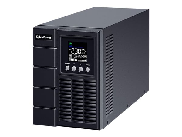 CyberPower Online S Series OLS2000EA - UPS - AC 230 V - 1800 watt - 2000 VA - enkeltfase - RS-232, USB - utgangskontakter: 4 - aktiv PFC - svart
