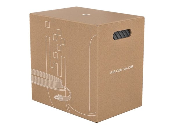 Ubiquiti UniFi - Irtokaapeli - 305 m - 5,6 mm - UTP - CAT 6 - sisätiloissa, plenum, kiinteä - valkoinen