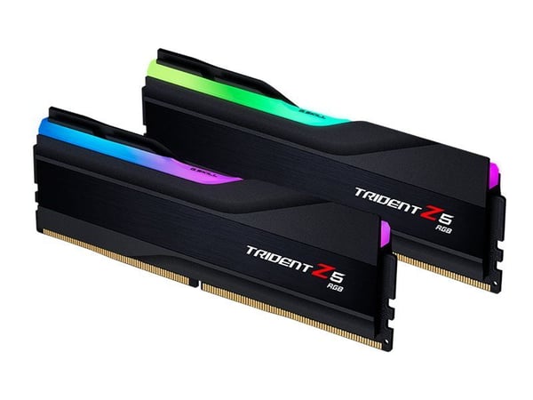 G.Skill Trident Z5 RGB - DDR5 - sett - 32 GB: 2 x 16 GB - DIMM 288-pin - 5600 MT/s / PC5-44800 - CL36 - 1.2 V - ikke-bufret - ikke-ECC - matt svart