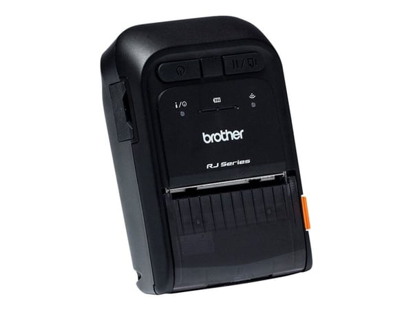 Brother RuggedJet RJ-2055WB - Kvittoskrivare - direkt termisk - Rulle (5,7 cm) - 203 dpi - upp till 101.6 mm/sek - USB 2.0, Wi-Fi(n), NFC, Bluetoot...