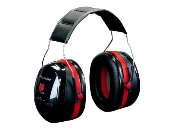 3M H540A, Aikuinen, Mies, Musta, Punainen, Pääpanta, 35 dB