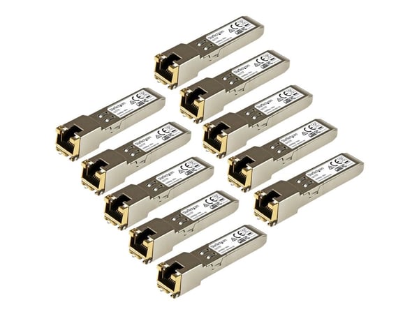 Startech Cisco GLC-T Compatible SFP Module, 1000BASE-T, SFP to RJ45 Cat6/Cat5e, 1GE Gigabit Ethernet SFP, RJ-45 (Copper) 100m, Cisco Firepower, ASR...
