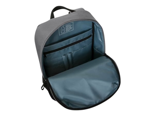 Targus Sagano EcoSmart Campus - Notebookryggsekk - 15.6" - svart, grå