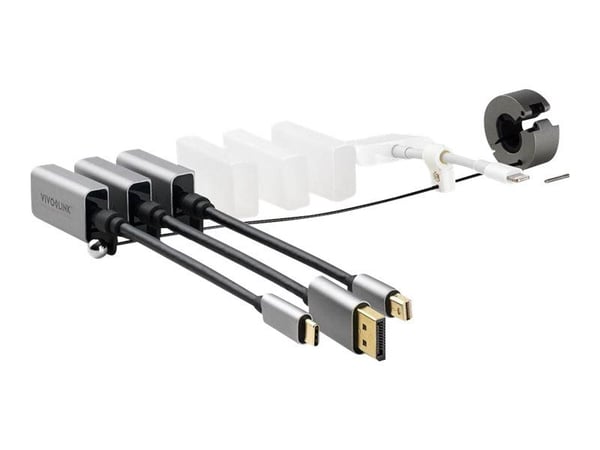 VivoLink Pro Adapter Ring - Video/lyd-adaptersett - aluminium - 4K-støtte