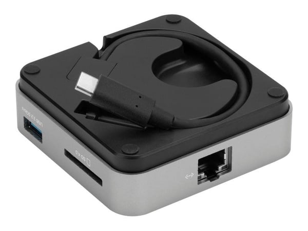 OWC Travel Dock E - Minidock - USB-C 3.2 Gen 1 / Thunderbolt 3 - HDMI - GigE