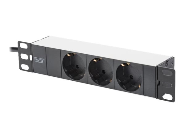 Digitus - Skap - veggmonterbar - svart, RAL 9005 - 6U - 10"