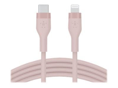 Belkin BoostCharge - Lightning-kabel - USB-C hann til Lightning hann - 2 m - rosa