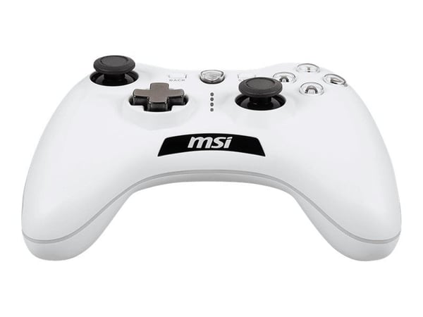 MSI Force GC20 V2 - Håndkonsoll - kablet - hvit - for PC, Android