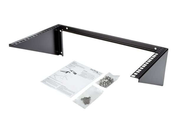 Startech 6U Wall Mount Patch Panel Bracket - 19 in - Steel - Vertical Mounting Bracket for Networking and Data Equipment (RK619WALLV) - Veggmonteri...