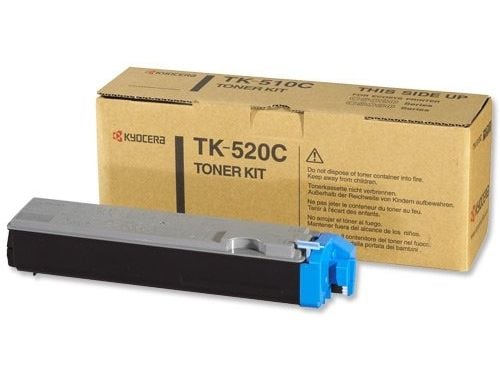 Kyocera TK 520C - Cyan - original - tonerpatron - for FS-C5015N