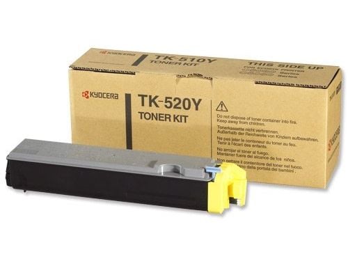 Kyocera TK 520Y - Gul - original - tonerpatron - for FS-C5015N