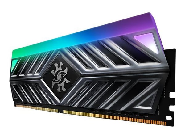 XPG SPECTRIX D41 - DDR4 - modul - 8 GB - DIMM 288-pin - 3200 MHz / PC4-25600 - CL16 - ikke-bufret - ikke-ECC - wolframgrå