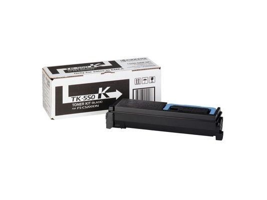 Kyocera TK 550K - Svart - original - tonerpatron - for FS-C5200DN, C5200DN/KL3