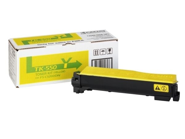 Kyocera TK 550Y - Gul - original - tonerpatron - for FS-C5200DN