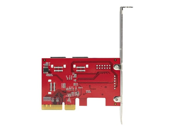 Startech SATA PCIe Card, 6 Port PCIe SATA Expansion card, 6Gbps SATA Card, Low/Full Profile, Stacked SATA Connectors, ASM1166 Non-Raid SATA Control...