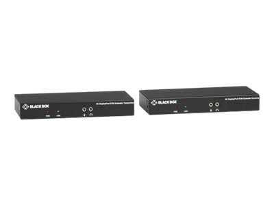 Black Box KVX Series KVM Extender over Fiber - 4K, Single-Head, DisplayPort, USB 2.0 Hub, Serial, Audio, Local Video - Sender og mottaker - KVM / l... Black Box KVX Series KVM Extender over Fiber - 4K, Single-Head, DisplayPort, USB 2.0 Hub, Serial, Audio, Local Video - Sender og mottaker - KVM / l...