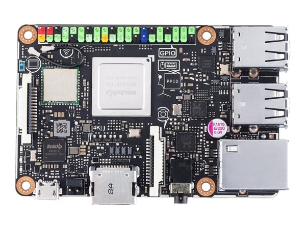 ASUS Tinker Board R2.0 - Enkeltbrettsdatamaskin - Rockchip RK3288-CG.W - RAM 2 GB - 802.11b/g/n, Bluetooth 4.2 EDR