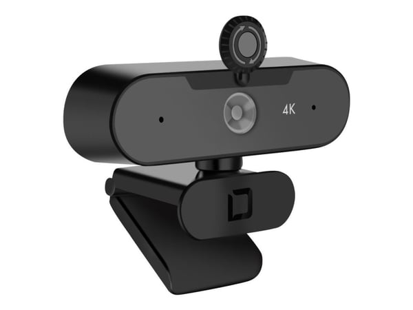 DICOTA Webcam PRO Plus 4K - Nettkamera - farge - 3840 x 2160 - 2160p - lyd - USB 2.0