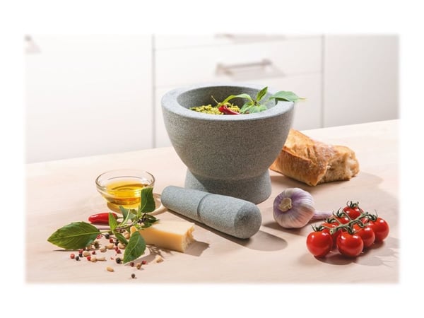 GEFU CRUNCHY - Pistill og morter - 2 stk. - 17 cm