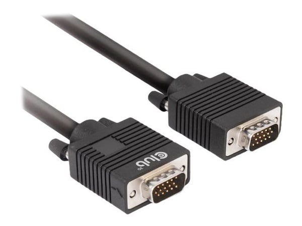 Club 3D - VGA-kabel - HD-15 (VGA) (hann) til HD-15 (VGA) (hann) - 10 m - 1080p-støtte