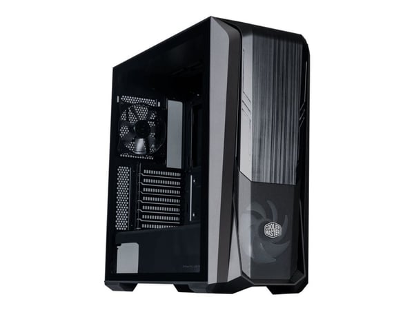 Cooler Master MasterBox 500 - Mid tower - utvidet ATX (E-ATX) - sidepanel med vindu (herdet glass) - ingen strømforsyning (ATX) - svart - USB/lyd