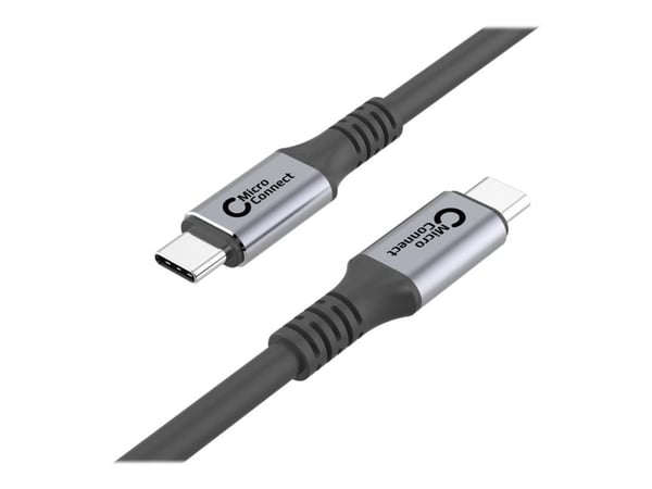 Premium USB-C-kaapeli 2m 20Gbps, 100W, USB 3.2 Gen 2x2, 20Gbps