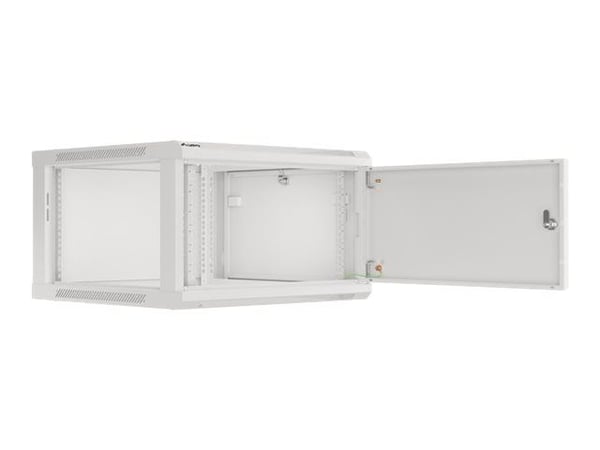 Lanberg WF01-6606-00S - Rack skap - veggmonterbar - grå, RAL 7035 - 6U - 19"