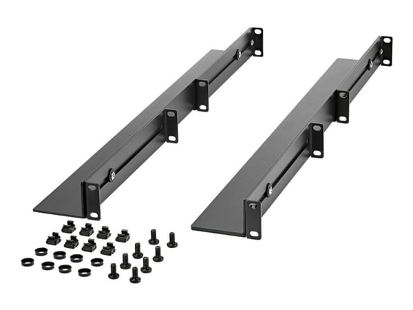 Startech 1U 19 inch Server Rack Rails, 24-36 inch Adjustable Depth, Universal 4 Post Rack Mount Rails, Network Equipment/Server/UPS Mounting Rail K...