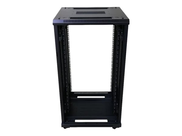 Extralink - Rack skap - 600x800 mm - står på gulv - svart - 22U - 19"