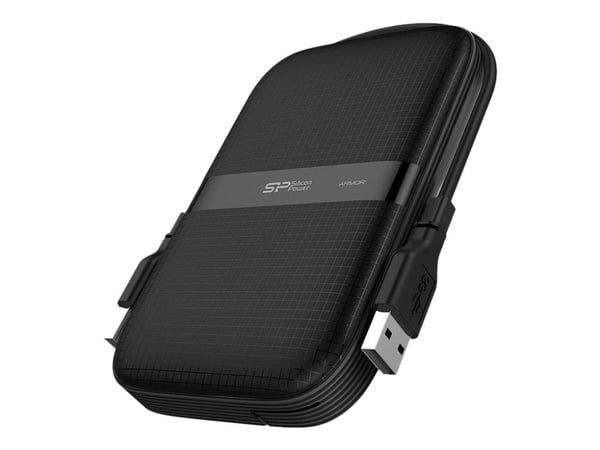 SILICON POWER Armor A60 - Harddisk - 4 TB - ekstern (bærbar) - 2.5" - USB 3.2 Gen 1 - svart