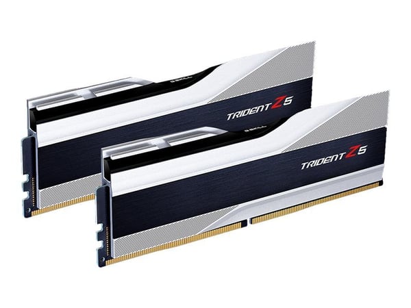 G.Skill Trident Z5 - DDR5 - sett - 32 GB: 2 x 16 GB - DIMM 288-pin - 6400 MHz / PC5-51200 - CL32 - 1.4 V - ikke-bufret - ikke-ECC - metallic sølv
