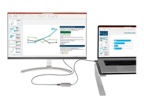 StarTech.com USB C - Mini DisplayPort -sovitin, 4K 60Hz USB-C - mDP-sovitin, USB Type-C - Mini DP -näyttöön, videomuunnin, toimii Thunderbolt 3:n k...