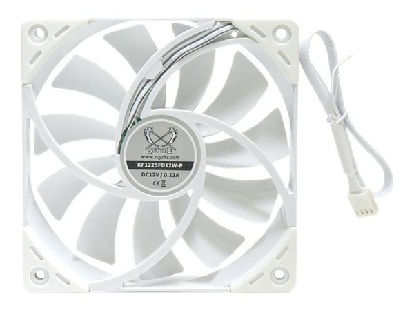 Scythe Kaze Flex 120 KF1225FD12W-P - Kabinettvifte - 120 mm - hvit