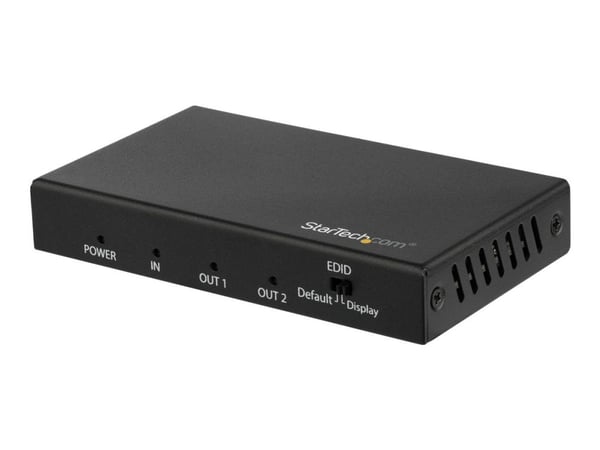 Startech HDMI Splitter - 2-Port - 4K 60Hz - HDMI Splitter 1 In 2 Out - 2 Way HDMI Splitter - HDMI Port Splitter (ST122HD202) - Video/lyd-splitter -...