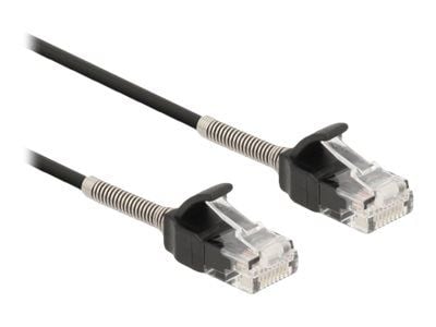 Delock - Nettverkskabel - RJ-45 (hann) til RJ-45 (hann) - 50 cm - UTP - CAT 6a - svart