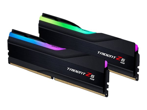 G.Skill Trident Z5 RGB - DDR5 - sats - 32 GB: 2 x 16 GB - DIMM 288-pin - 5600 MT/s / PC5-44800 - CL40 - 1.2 V - ej buffrad - icke ECC - mattsvart