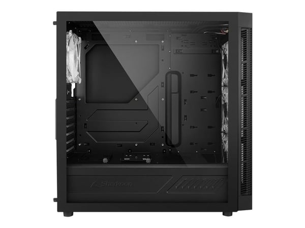 Sharkoon TG6M RGB - Tower - ATX - sidepanel med vindu (herdet glass) - ingen strømforsyning - USB/lyd
