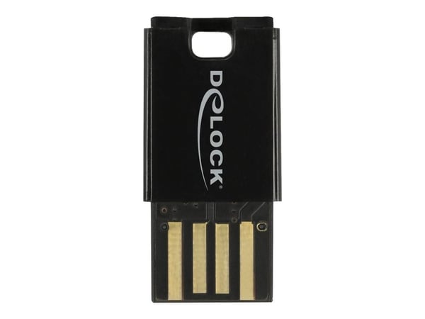 Delock - Kortleser (microSD, microSDHC, microSDXC, microSDHC UHS-I, microSDXC UHS-I, microSDHC UHS-II, microSDXC UHS-II) - USB 2.0