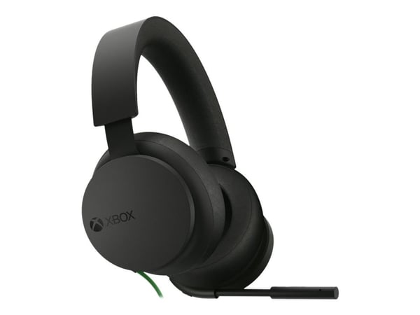 Microsoft Xbox Stereo Headset - Hodesett - full størrelse - kablet - 3,5 mm jakk - svart