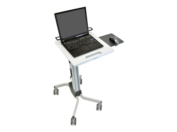 Ergotron Neo-Flex - Vagn - för bärbar dator/mus/streckkodsläsare - kvalitetsplast, aluminium, stål - grå i två toner - skärmstorlek: 12"-17.3"