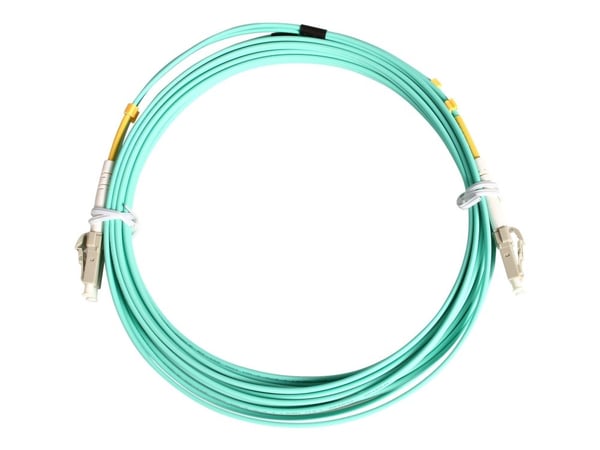 Startech 3m Fiber Optic Cable - 10 Gb Aqua - Multimode Duplex 50/125 - LSZH - LC/LC - OM3 - LC to LC Fiber Patch Cable - Koblingskabel - LC multimo...