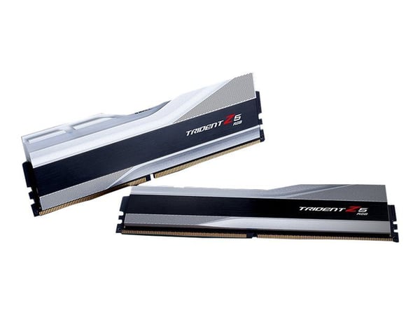 G.Skill Trident Z5 RGB - DDR5 - sett - 32 GB: 2 x 16 GB - DIMM 288-pin - 5600 MHz / PC5-44800 - CL36 - 1.2 V - ikke-bufret - ikke-ECC - metallic sølv