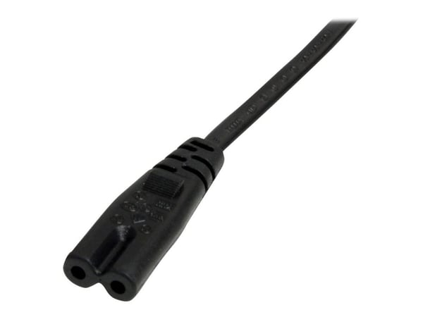 StarTech.com 1m (3ft) kannettavan tietokoneen virtajohto, EU-pistoke C7:ään, 2.5A 250V, 18AWG, kannettavan tietokoneen / kannettavan tietokoneen ko...