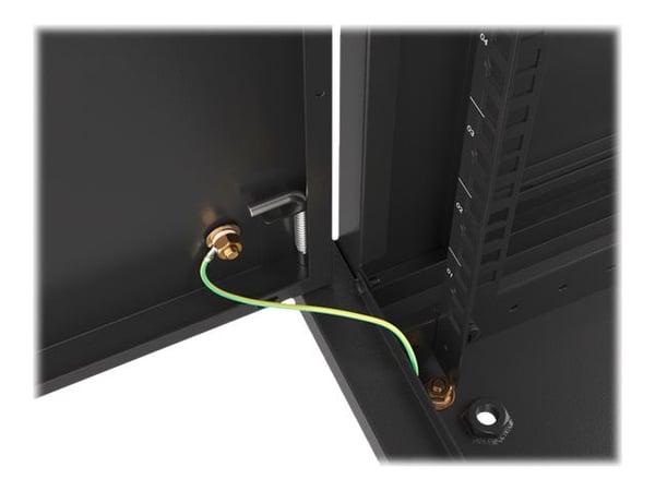 Lanberg WF01 64/66 V2 Series - Rack skap - veggmonterbar - svart, RAL 9004 - 9U - 19"