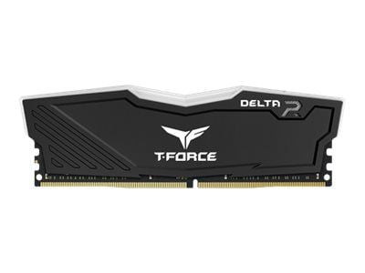 T-Force DELTA RGB - DDR4 - sett - 16 GB: 2 x 8 GB - DIMM 288-pin - 3600 MT/s / PC4-28800 - CL18 - 1.35 V - ikke-bufret - ikke-ECC - svart