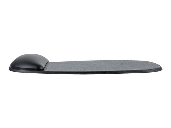 StarTech.com B-ERGO-MOUSE-PAD, Musta, Yksivärinen, Polyuretaani, Rannetuki, Liukumaton pohja