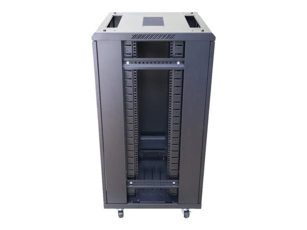 Extralink - Rack skap - 600x800 mm - står på gulv - svart - 22U - 19"