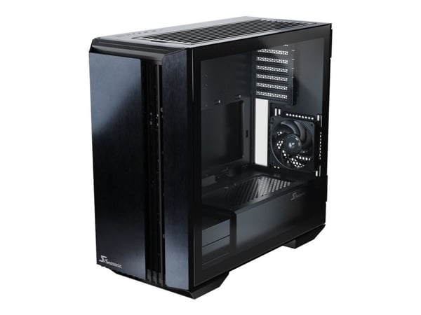 Seasonic SYNCRO Q7 Series Q704 - Mid tower - utvidet ATX (E-ATX) - sidepanel med vindu (herdet glass) 750 watt (ATX12V / EPS12V) - USB/lyd